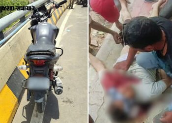 અમદાવાદનો બલોલનગર બ્રિજ બન્યો ડેથ ઝોન, વધુ એક બાઈક ચાલક પાળી સાથે અથડાઈને નીચે પટકાતા મોત | Biker Fa…