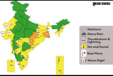 60ની ઝડપે પવન ફૂંકાશે, ગાજવીજ સાથે ભારે વરસાદનું એલર્ટ, IMDની અનેક રાજ્યોમાં ચેતવણી | India Weather …