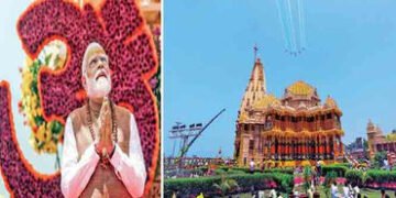 દેશની પ્રગતિ 'સોમનાથને' આભારી છે : મોદીની વંદના