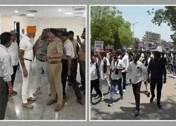 પોલીસ જ પોલીસને બચાવે છે? ગીતા રાજપુરોહિતના મોત મામલે અમદાવાદમાં કરણી સેનાના ઉગ્ર દેખાવો! | Ahmedaba…