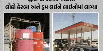 વાવ-થરાદમાં પેટ્રોલ-ડીઝલની ભારે અછત: પંપો પર અફરાતફરી, લોકો કેરબા અને ડ્રમ લઈને દોડ્યા | Vav Tharad …