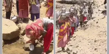 છોટા ઉદેપુરમાં ‘નલ સે છલ’: આકરી ગરમીમાં 2 બેડા પાણી માટે 2 કિલોમીટર દૂર પગપાળા જવું પડે છે, નસવાડી ત…