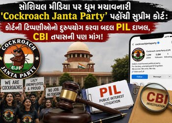 કોકરોચ જનતા પાર્ટીનો મામલો સુપ્રીમ કોર્ટ પહોંચ્યો: કોર્ટની ટિપ્પણીઓનો દુરુપયોગ કરવા બદલ PIL દાખલ, CB…