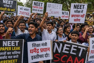 NEET પેપર લીક: 18 વર્ષની ભાગ્યશ્રીની આત્મહત્યા બાદ દેશભરમાં શિક્ષણ મંત્રીના રાજીનામાની માંગ | NEET U…