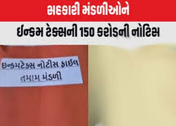 ભાવનગર, બોટાદ અને અમરેલીની 150 મંડળીઓને આઈ.ટી.ની કરોડોની નોટીસથી રોષ | 150 societies of Bhavnagar Bo…