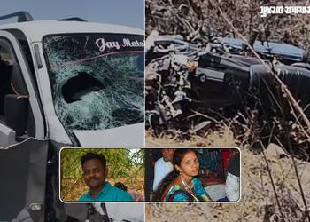 છોટા ઉદેપુર: કવાંટ-નસવાડી રોડ પર દર્દનાક અકસ્માત, કાર-બાઈક વચ્ચે ટક્કર થતાં પતિ-પત્નીના મોત | Chhota…