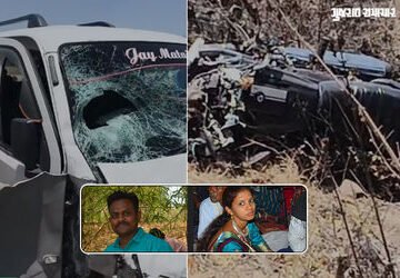 છોટા ઉદેપુર: કવાંટ-નસવાડી રોડ પર દર્દનાક અકસ્માત, કાર-બાઈક વચ્ચે ટક્કર થતાં પતિ-પત્નીના મોત | Chhota…