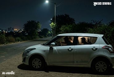 અમદાવાદમાં મધરાતે લૂંટ, કેબ ડ્રાઈવરને બંધક બનાવી ગળા પર છરી મૂકી, કાર અને પૈસા લૂંટી ચાર શખ્સો ફરાર …
