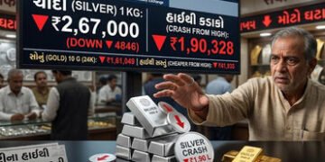 Weekly Update : ચાંદી ઓલ-ટાઇમ હાઈથી ₹1.90 લાખ કરતાં વધુ સસ્તી, સોનું પણ ₹1654 ગગડ્યું | Silver Price…