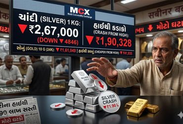 Weekly Update : ચાંદી ઓલ-ટાઇમ હાઈથી ₹1.90 લાખ કરતાં વધુ સસ્તી, સોનું પણ ₹1654 ગગડ્યું | Silver Price…