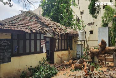 જામનગર: ભારે પવનના કારણે મહાકાય વૃક્ષ પડતા મહિલા પોલીસ મથક બન્યુ ખંડેર, સરકારી સામાનને મોટું નુકસાન …