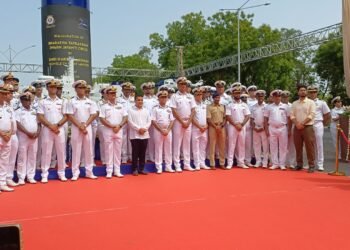 ગાંધીનગર ખાતે ભારતીય તટરક્ષક સ્વર્ણિમ જયંતી સર્કલનું નાયબ મુખ્યમંત્રીના હસ્તે કરાયું ઉદ્ઘાટન
