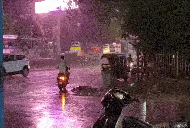 ગુજરાતમાં મિની વાવાઝોડા સાથે તોફાની વરસાદ: અનેક જિલ્લાઓમાં વૃક્ષો ધરાશાયી, વીજળી ગુલ થતાં અંધારપટ | …