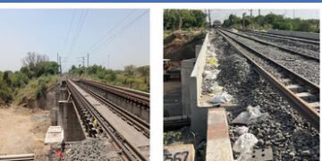 વરણામા-ઇટોલા રેલવે બ્રિજનું આધુનિકીકરણ પૂર્ણ : સ્ટીલ ગર્ડરની જગ્યાએ PSC સ્લેબ સ્થાપિત કરાયા | Modern…