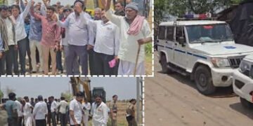 સાણંદના ડરણ ગામે ખેડૂતોનો હલ્લાબોલ: નોટિસ-વળતર વગર ખેતરોમાં પાઈપલાઈન નાખવા સામે રોષ, પોલીસ કાફલો ખડક…