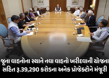 કેન્દ્રીય કેબિનેટનો મોટો નિર્ણય: રૂ. 39,290 કરોડના પ્રોજેક્ટ્સને લીલી ઝંડી, એરલાઈન્સ અને પરિવહન ક્ષે…
