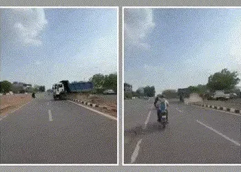 અમદાવાદ: જગતપુર ચાર રસ્તા પાસે જીવલેણ ડ્રાઈવિંગ કરતો ડમ્પર ચાલક ઝડપાયો, વીડિયો વાઈરલ થતાં પોલીસની કા…