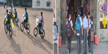 જામનગર શહેર અને જિલ્લામાં 35 દિવસના વેકેશન બાદ તમામ શાળાઓમાં ફરી ગુંજી વિદ્યાર્થીઓની કિલકારીઓ | Afte…