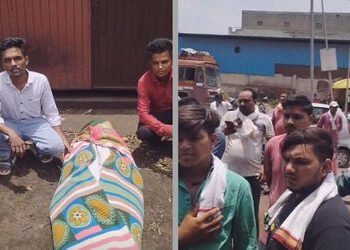 અમદાવાદ: નરોડા GIDCમાં આગની દુર્ઘટનામાં શ્રમિકનું મોત, ન્યાય માટે પરિવારજનો મૃતદેહ લઈને કંપનીએ પહોંચ…