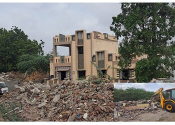 જામનગરના બેડી વિસ્તારમાં કુખ્યાત સાઇચા ગેંગની ગેરકાયદે મિલ્કતોનું ડિમોલિશન | Demolition of illegal p…