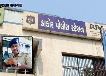 ડાકોર વિદેશી દારૂ કાંડમાં મોટી કાર્યવાહી: ખેડા જિલ્લાના 2 પોલીસ હેડ કોન્સ્ટેબલ સસ્પેન્ડ | 2 dakor po…