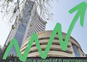 સેન્સેક્સ 544 પોઈન્ટ ઉછળી 76808 | Sensex rises 544 points to 76808