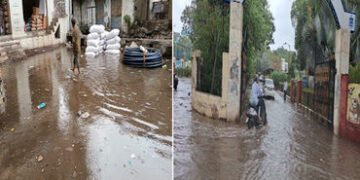 જામનગરમાં પ્રથમ વરસાદે જ ખોલી મહાનગરપાલિકાની પ્રિ-મોન્સૂન કામગીરીની પોલ, અનેક વિસ્તારોમાં પાણી ભરાતા…