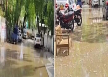 ગોત્રી વિસ્તારમાં પાણીની લાઇનમાં ફરી ભંગાણથી હજારો લિટર પાણી વેડફાયું | Water Crisis In Vadodara: Th…