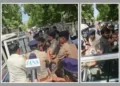 અમદાવાદમાં NEET પરીક્ષા કેન્દ્ર પર હિજાબ અને કંઠી-દોરા મુદ્દે ભારે હોબાળો, બે સંગઠનો આમનેસામને, 3ની …