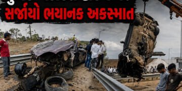 મુંબઈ-વડોદરા હાઈવે પર 250ની ઝડપે જતી કારનો ભયાનક અકસ્માત, યુવક-યુવતીના મોત | Badlapur BMW Accident: …