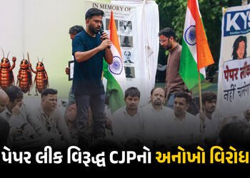 ‘ડાયપર દાન કરો’ અભિયાન! NEET પેપર લીક વિરૂદ્ધ કોકરોચ જનતા પાર્ટીનો અનોખો વિરોધ, શિક્ષણ મંત્રીના રાજી…