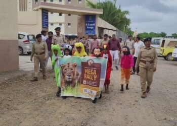 કે.વી. વિદ્યામંદીર ગારિયાધાર મા“વિશ્વ સિંહ દિવસ”ની તાલુકાકક્ષાની ઉજવણી થઈ-સિંહ દિવસના જિલ્લા સંયોજકન…