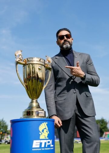ABHISHEK BACHCHAN SIGNALS THE START OF ETPL: “HERE WE GO! EUROPEAN T20 LEAGUE.