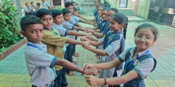 તળાજાની વિશ્વગુરૂ વિદ્યાપીઠમાં હર્ષોલ્લાસ સાથે ઉજવાયો રક્ષાબંધન પર્વ