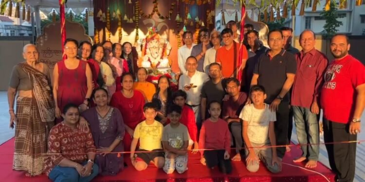 સંકલન, સંગઠન અને કૌમી એકતાના સંદેશ સાથે ગણપતિ બપ્પાના ઉત્સવમાં રંગાયું વેરીટાસ બિલ્ડીંગ