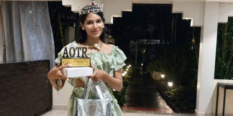 Madhu Panwar Brings Pride to Gujarat, Crowned 1st Runner-Up at Aura on the Ramp Goa National Pageant