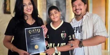 Rian Mukherjee bags Best Child Actor at the Los Angeles Film Awards.